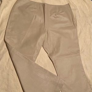 Vintage Newport News Tan Leather Pants